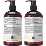 Laritelle Organic Hair Care Set Herbal Magic: Shampoo 17.5 oz + Conditioner 16 oz + Bonus Post-Shampoo Hair Strengthening Treatment