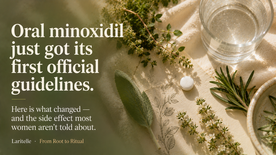 The pill version of minoxidil just got its first official clinical guidelines. Here is what changed — and what you need to know before asking your doctor about it.