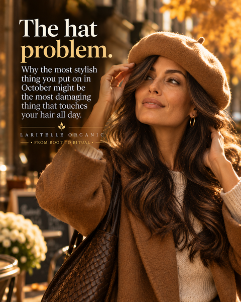 The hat problem — why the most stylish thing you put on in October might be the most damaging thing that touches your hair all day.