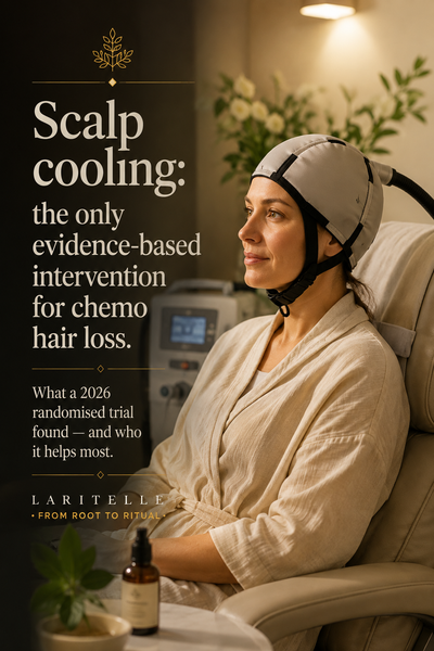 Chemotherapy-induced hair loss: how scalp cooling works, what a 2026 RCT found, and the honest picture on who it helps and who it doesn't.