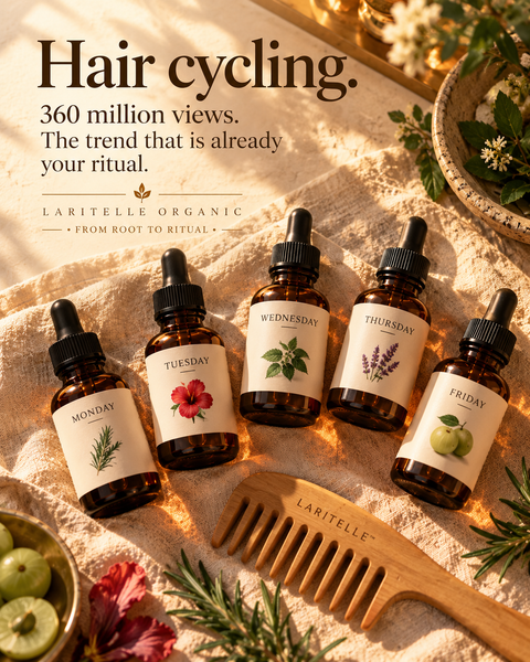 Hair cycling is the trend with 360 million TikTok views — and the Fertile Roots ritual is already doing it.
