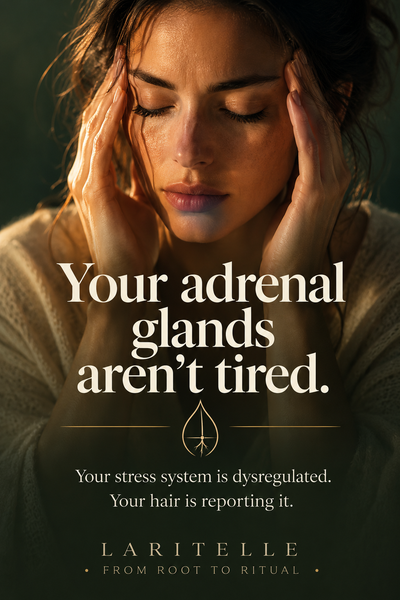 "Adrenal fatigue" isn't a real diagnosis. But the hair loss it causes is very real — here is what's actually happening.