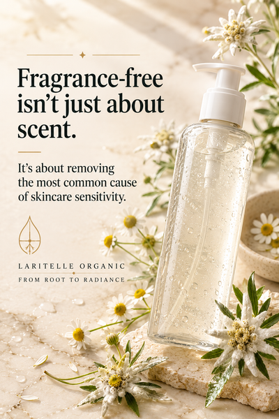 When fragrance is the problem: the unscented cleanser and what edelweiss extract actually does for sensitive skin.