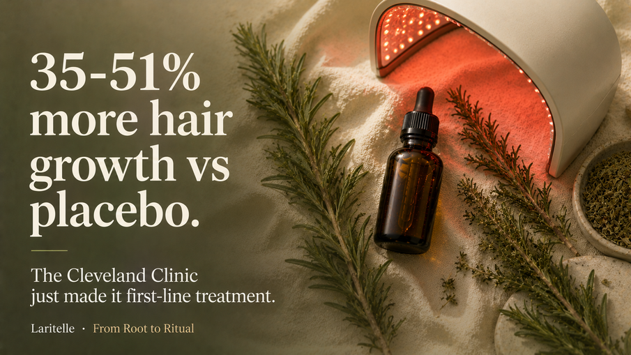 The Cleveland Clinic just made red light therapy a first-line hair loss treatment. Here is what the evidence actually says.