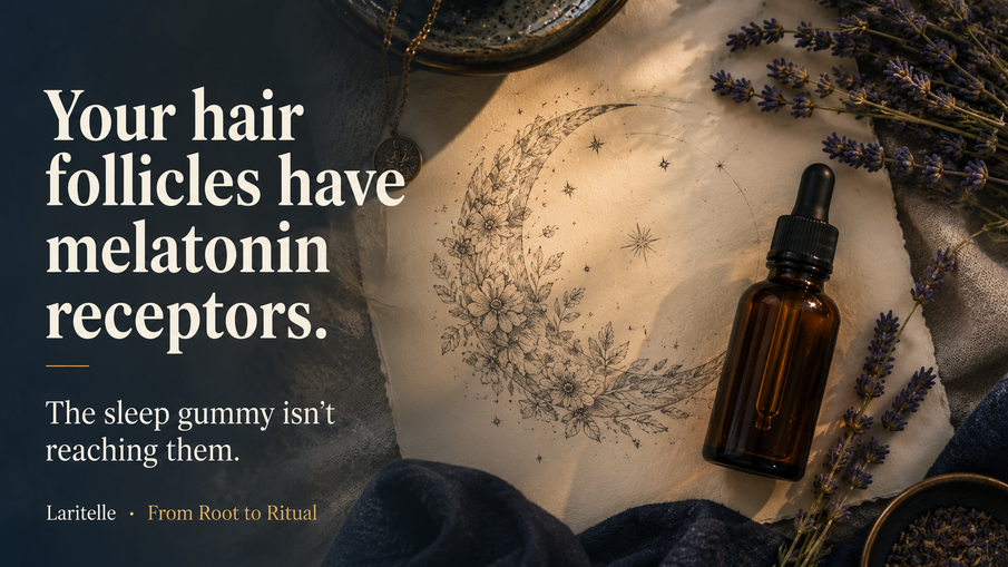 The sleep hormone your hair follicles also respond to — and why the gummy on your nightstand isn't the same thing.
