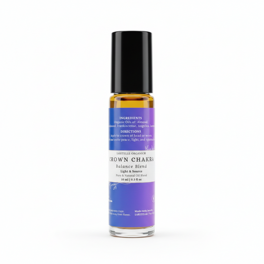 LARITELLE ORGANIC® Crown Chakra Balance Blend — Spiritual Awakening Roll-On