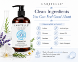 Laritelle Organic Shampoo Silk Velvet 17.5 oz
