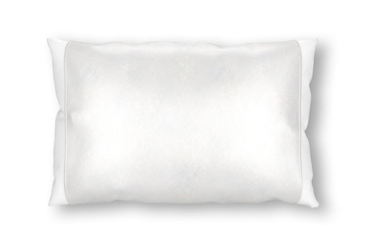 Off-White Ivory Silk Pillow Sleeve.