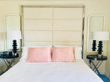 Dusty Pink Silk Pillow Sleeve.