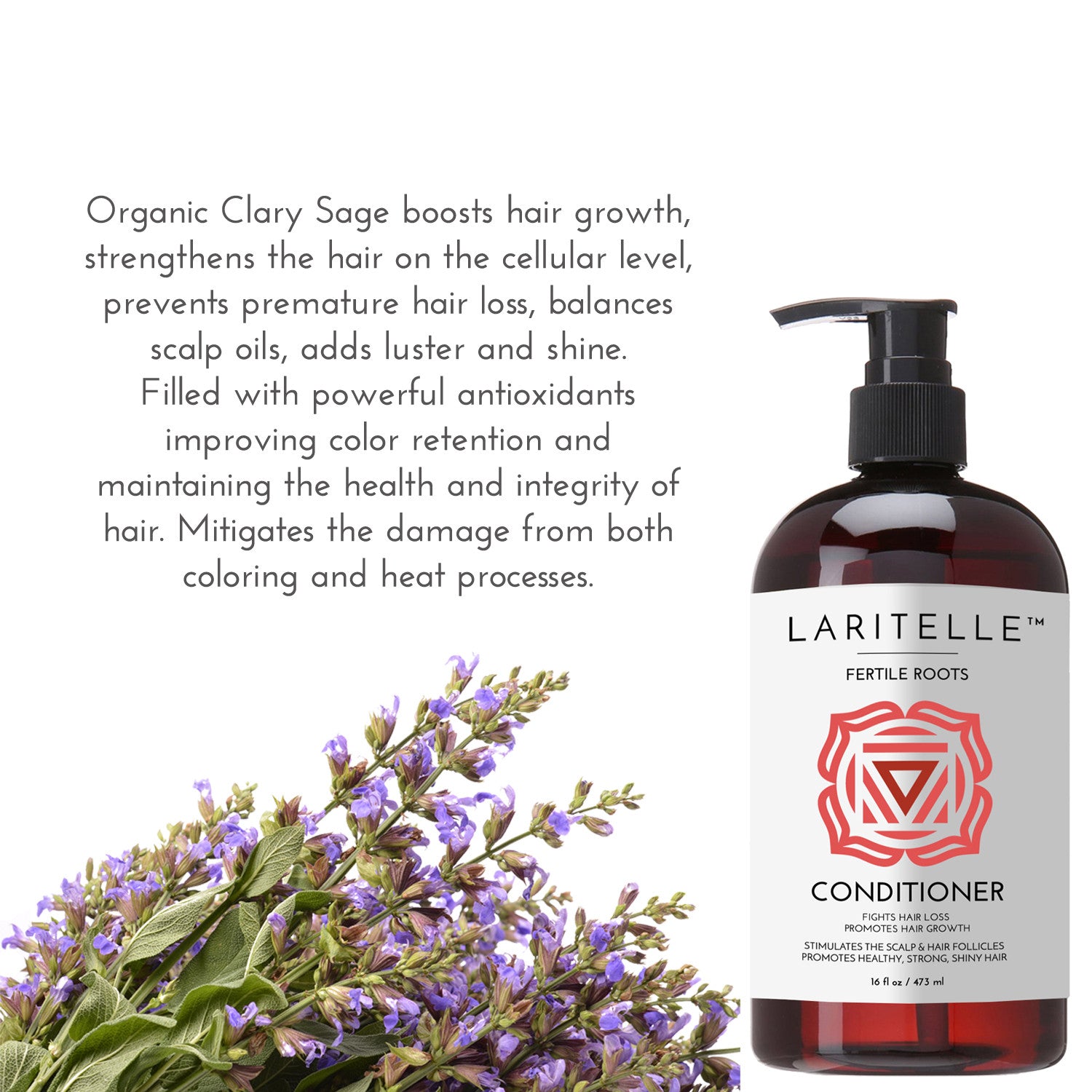 Laritelle Organic Conditioner Fertile Roots 16 oz