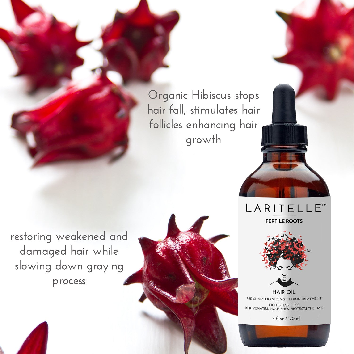 Laritelle Organic Hair Loss Treatment Fertile Roots 4 oz