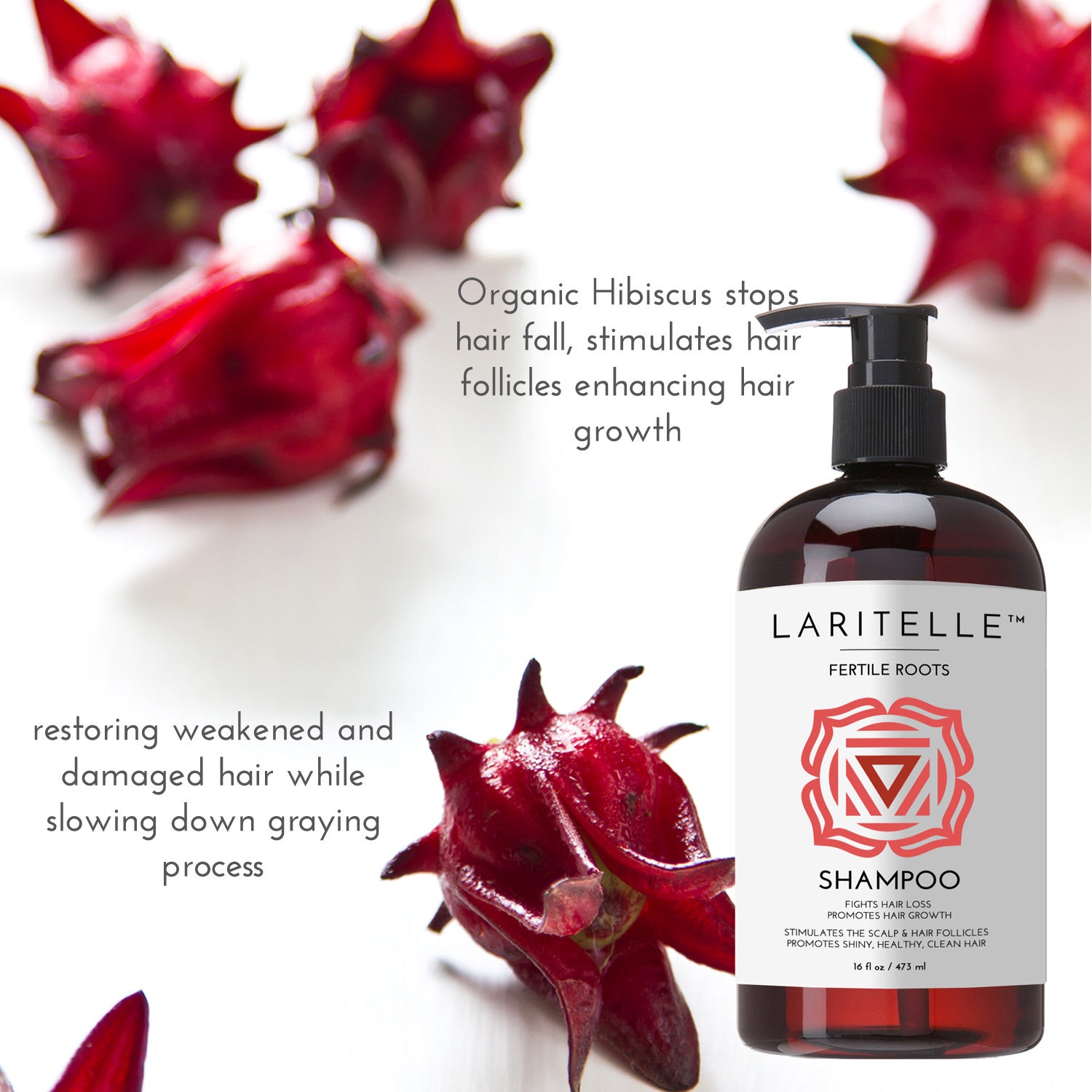 Laritelle Organic Shampoo Fertile Roots 17.5 oz