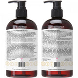 Laritelle Organic Hair Care Set Sensual Bliss: Shampoo 17.5 oz + Conditioner 16 oz + Hair Loss Treatment 4 oz