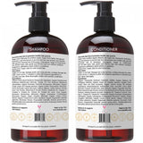 Laritelle Organic Hair Care Set Diamond Strong: Shampoo 17.5 oz + Conditioner 16 oz + Bonus Post-Shampoo Hair Strengthening Treatment