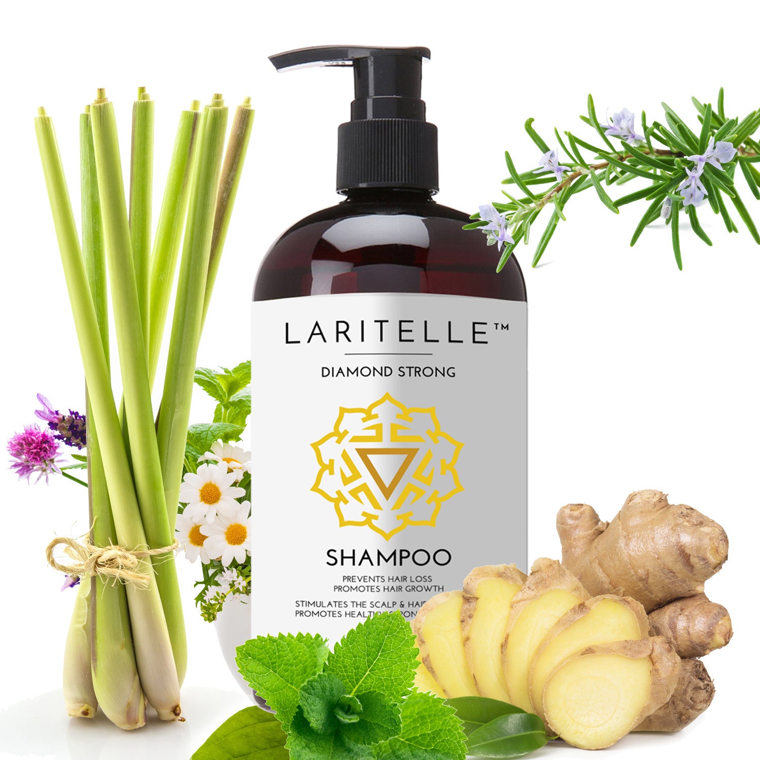 Laritelle Organic Shampoo Diamond Strong 17.5 oz