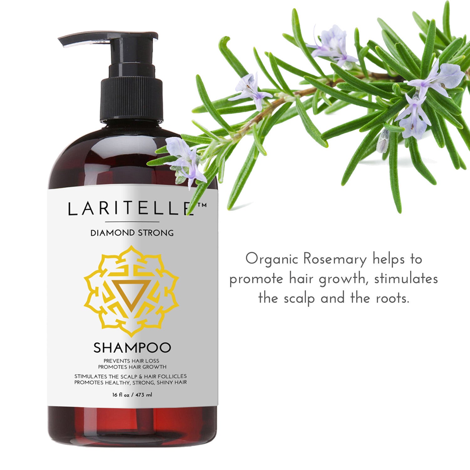 Laritelle Organic Shampoo Diamond Strong 17.5 oz